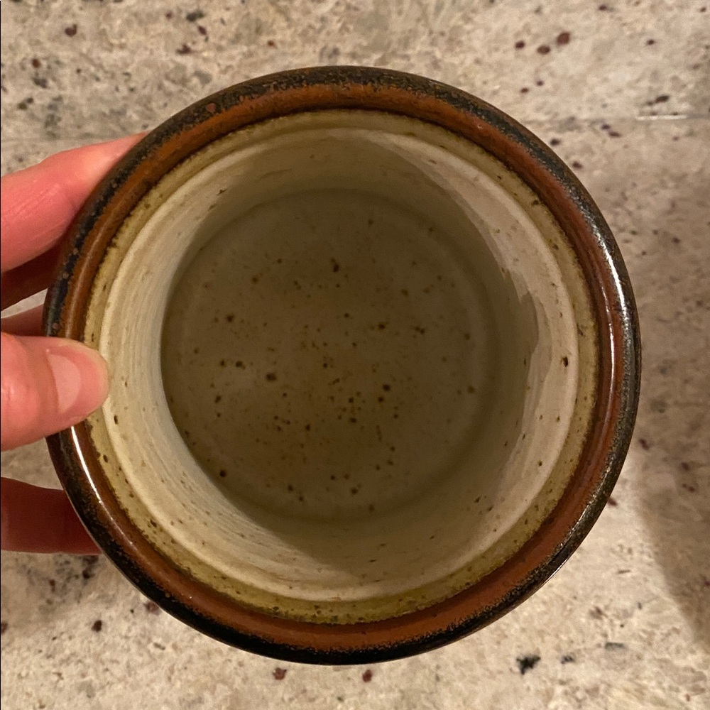 SOLD Artisan Pottery Vase - Rustic Foliage - Picture 4 of 10